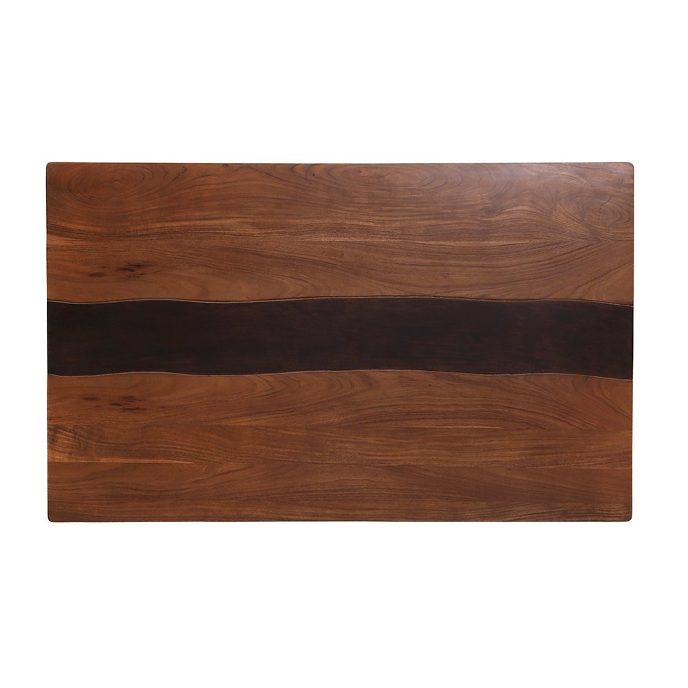 Wood Dining Table - Natural Wood / Brown - Image 5