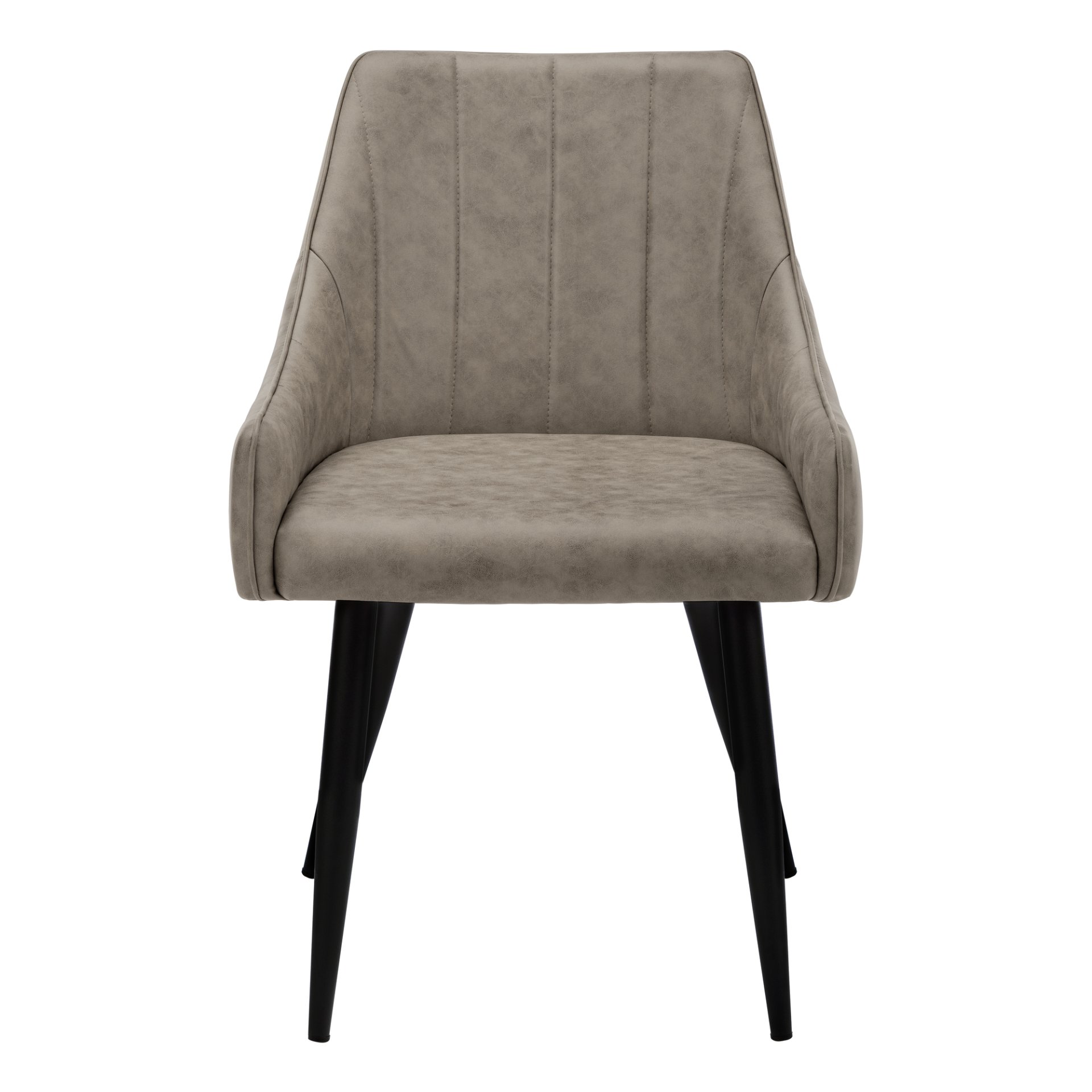 Upholstered Side Dining Chair For Dining Room (Set of 2) - Taupe - Image 3