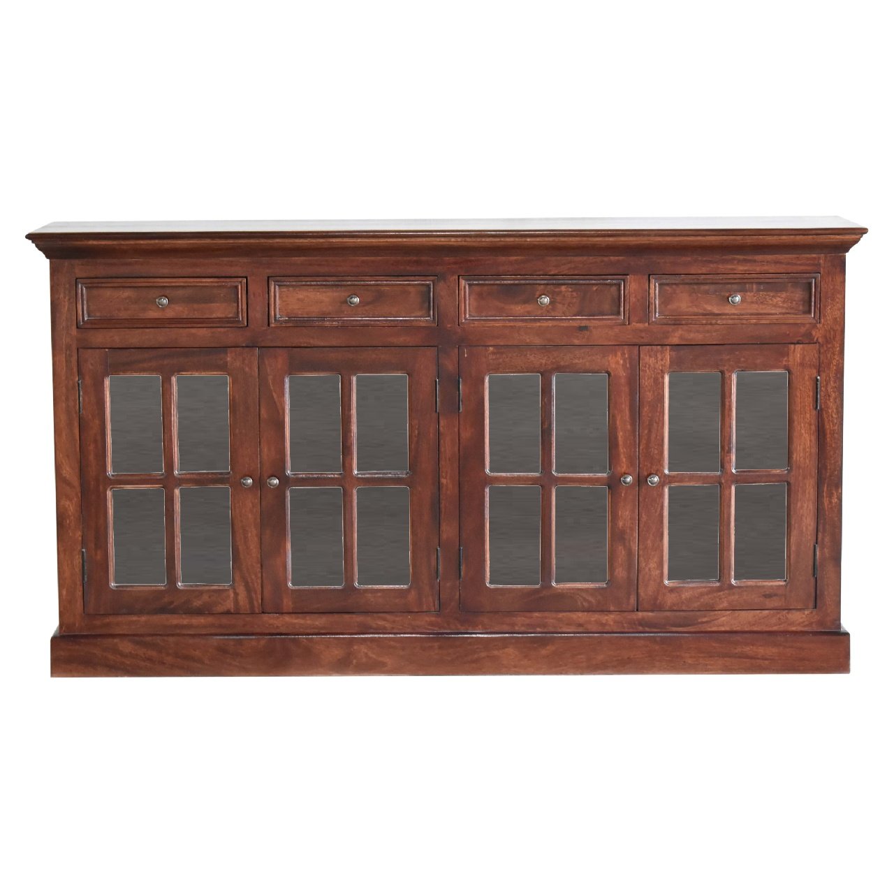 Large Glazed Sideboard - Cherry - Image 2