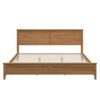 King Size Platform Bed With Sturdy Slats Support - Seadrift - Image 6