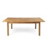Wilson - Expandable Dining Table With Slat Design - Teak Acacia Wood - Image 8