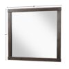 Square Mirror With Knotty - Brown - Image 5