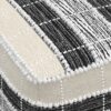 Barley - Square Pouf - White / Beige / Black - Image 5