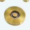 Double Layer Rotatable Round Glass Plate - Gold / Transparent - Image 17