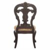 Elegant Style Beautiful Side Chairs 2 Piece Set Cherry With Tipping Fabric Upholstered Traditional Dining Furniture - Cherry - Image 6