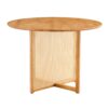 Chinese Countryside Retro Solid Wood Round Table, Simple Modern Imitation Rattan Table - Wood - Image 17