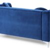 Delray - Loveseat - Navy Blue - Image 3
