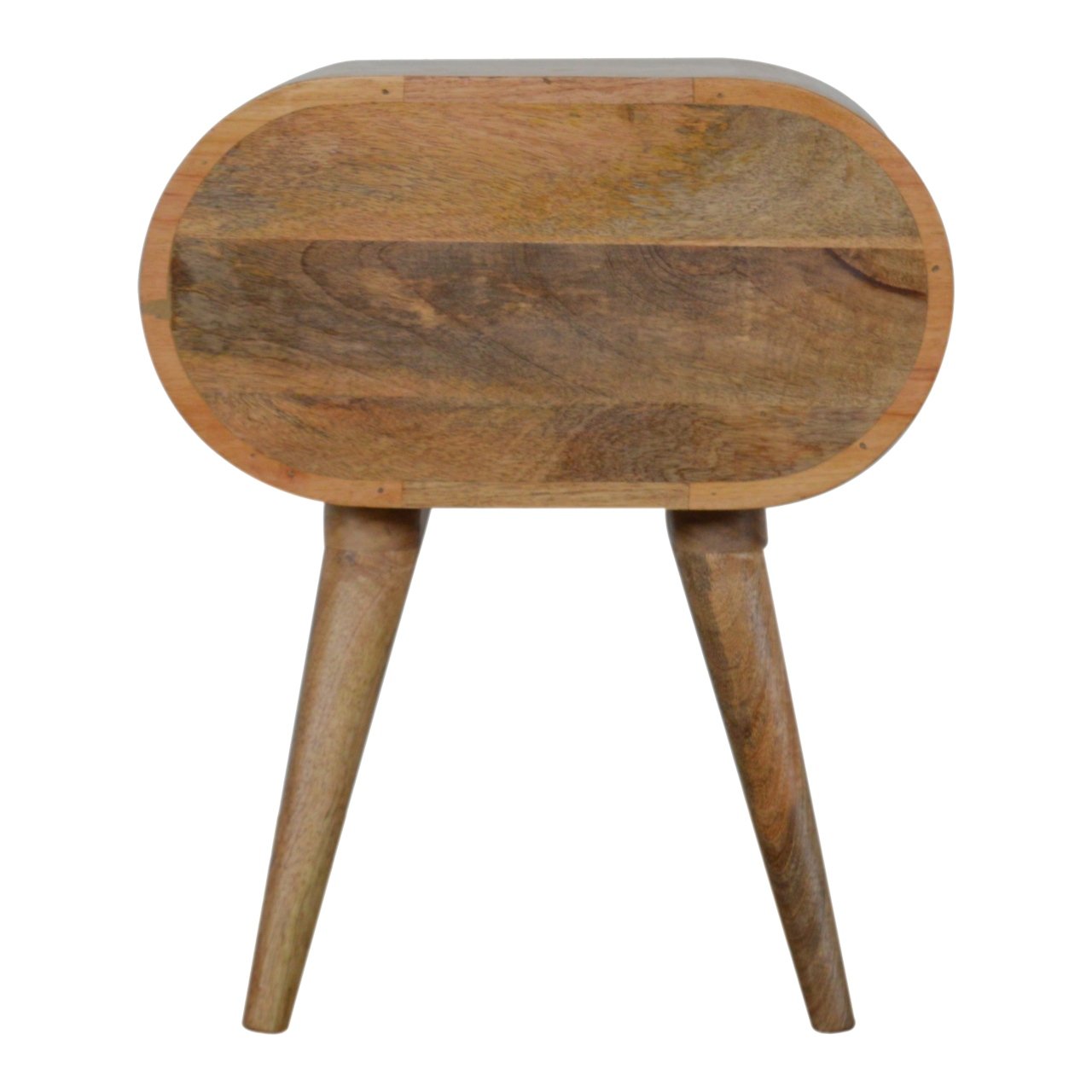 Circular Nightstand - Oak - Image 5