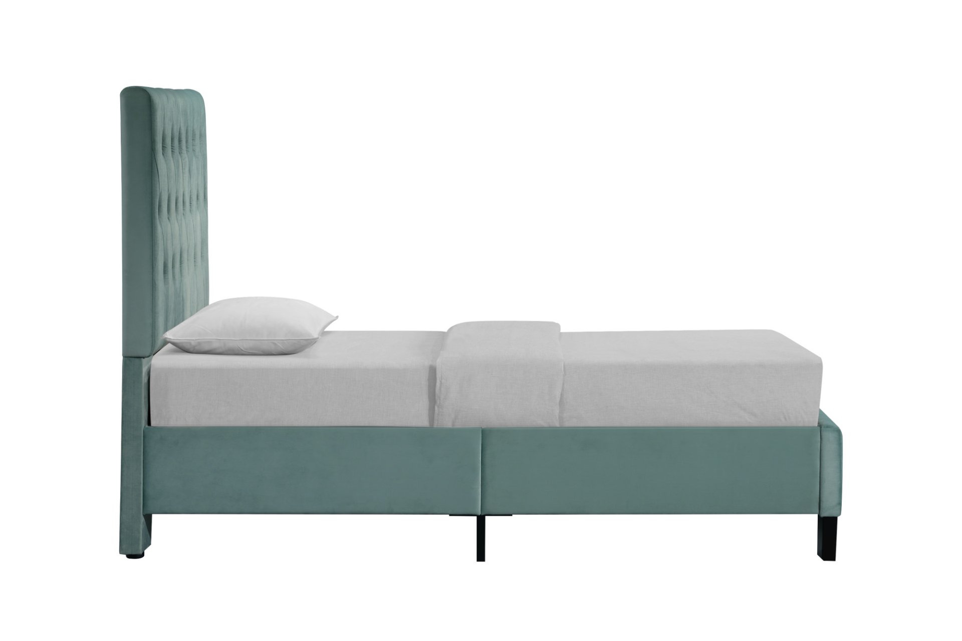 Luma - Twin Upholstered Bed - Light Blue - Image 3