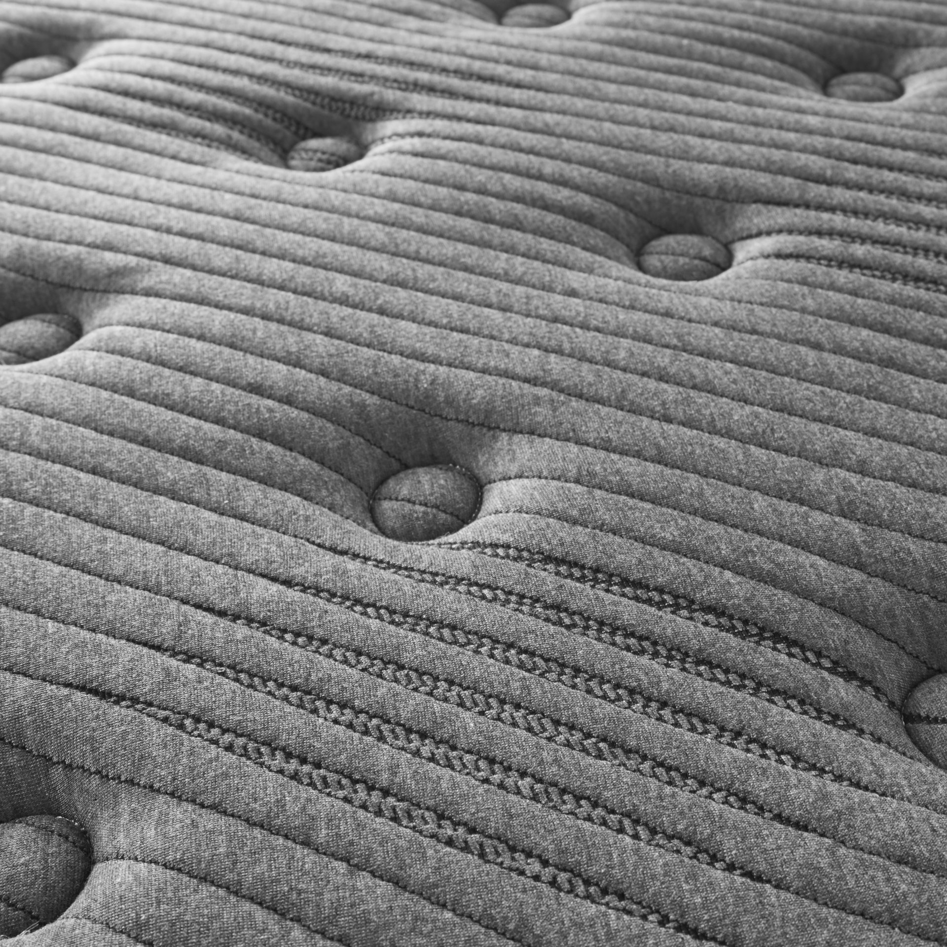 13" Full Quilted Eurotop Hybrid Mattress, Plush - Gray - Image 5