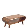Amaya - Nordic Style Coffee Table - Chestnut - Image 14