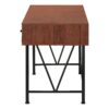Computer Desk For Home Office, Laptop, Storage Drawers, Transitional - Cherry - Image 3