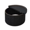 Coffee Table, Round Coffee Table, Modern Side Tables Accent End Table For Living Room, Apartment - Black - Image 11