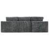Cloud Sectional Sofa Upholstered Sofa Couch With Double-Layer Cushion And Side Pockets, Free Combined Sectional Sofa Full Compressed Sofa For Living Room - Gray - Image 27