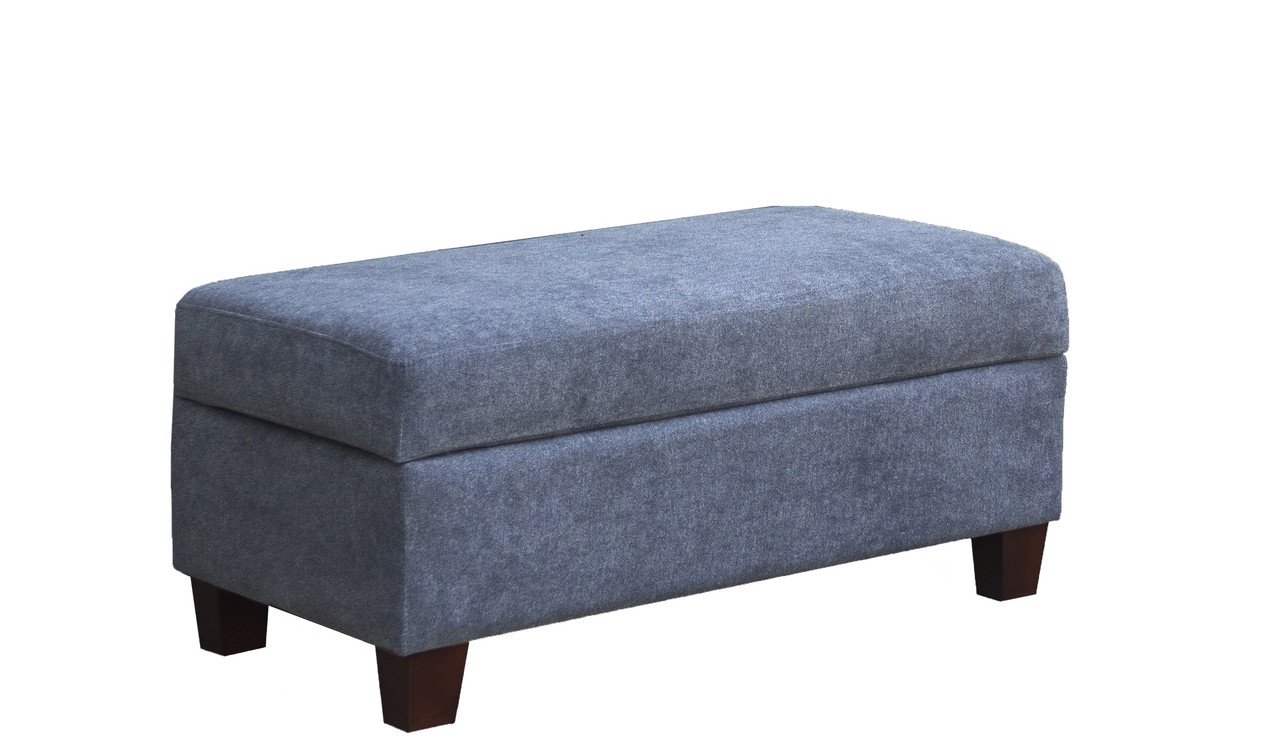 Diego - Sectional Sofa With Right Facing Chaise, Storage Ottoman, And 2 Accent Pillows - Gray - Image 3