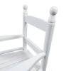 Children's Rocking Chair Indoor Or Outdoor, Suitable For Kids, Durable - White - Image 7