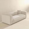 Marshall - Modern Boucle Sofa - Cream / White - Image 3