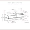 Banting - Lift Top Coffee Table - Walnut Brown - Image 19