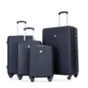 Luggage 4 Piece Lightweight Suitcase With Rotating Wheels, 24" And 28" With Tsa Lock, (16/20/24/28) - Black - Image 9