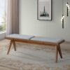 Keira - Bench - Brown / Light Gray - Image 9