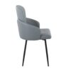 Dahlia - Contemporary Dining Chair (Set of 2) - Gray - Image 3