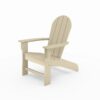 Adirondack Chair Premium HDPE Poly Lumber For Pool, Patio, And Garden Elegance - Beige - Image 5