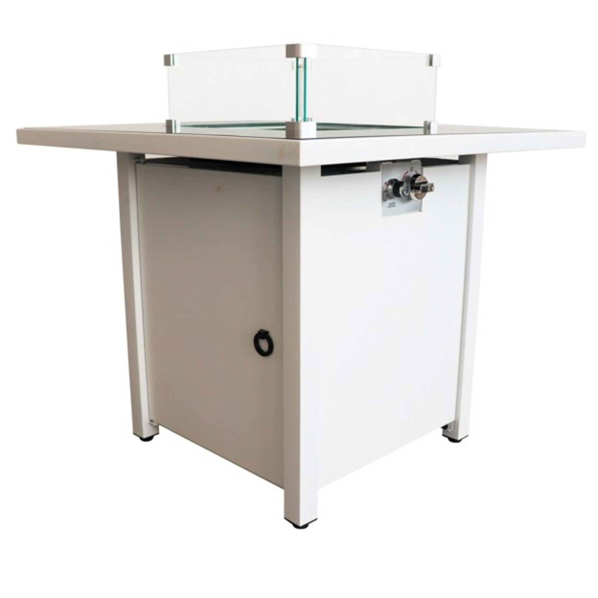 Propane / Gas Firepit Table - White - Image 4