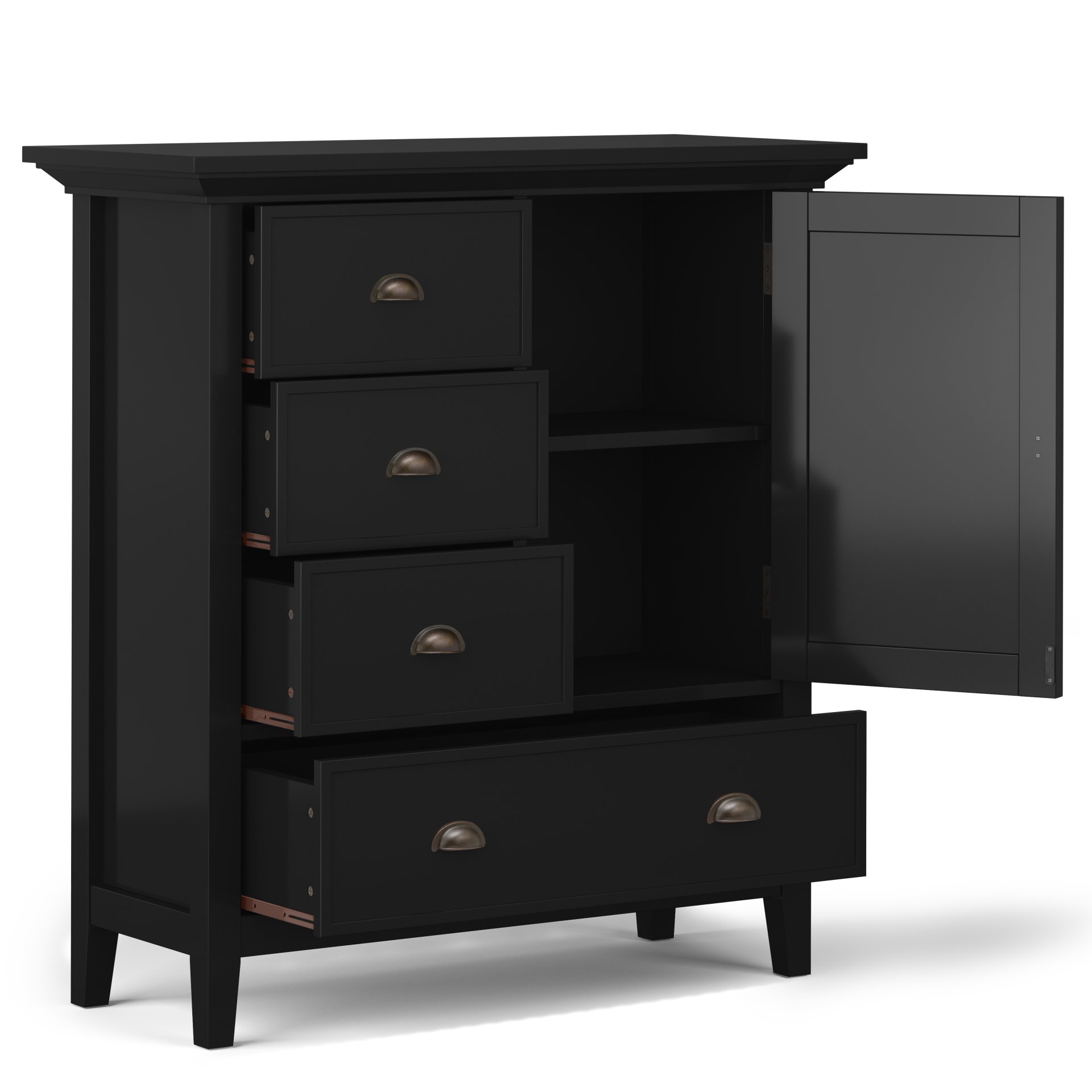 Redmond - Medium Storage Cabinet - Black - Image 6