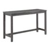 Oriana - 4 Piece Counter Height Pub Table Set With Tufted Stools - Gray - Image 2