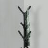 Free Standing Coat Rack 8 Hooks For Entryway - Black - Image 2