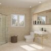 35.4" Ceramic Console Bathroom Sink With Overflow Legs, Modern Vanity Basin - White - Image 5