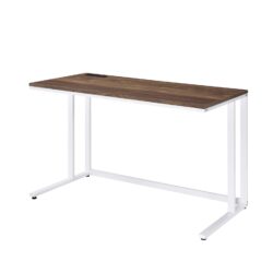 Tyrese - Writing Desk With USB - Walnut / White