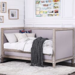 Charlton - Twin Daybed - Beige / Weathered Oak