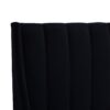 Aspen - King Vertical Tufted Headboard Platform Bed Set - Anthracite Black - Image 7