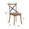 Kendric - Rustic Side Chair (Set of 2) - Oak - Image 8