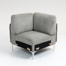 Modular Sectional Sofa Corner Seat, Middle Seat Module Couch - Gray