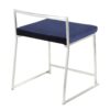 Fuji - Contemporary Stackable Dining Chair (Set of 2) - Blue - Image 4