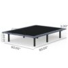 Btx4 - Queen Adjustable Bed Base With Head And Foot Position Adjustment - Black / Gray - Image 6