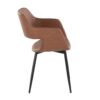 Margarite - Contemporary Dining / Chair (Set of 2) - Black / Brown - Image 3