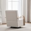 360° Swivel Accent Chair With Armrests, Comfy Lounge Chair - Beige - Image 8