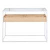 Display Contemporary Console Table - White / Natural / Clear - Image 4