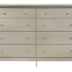 Elegant Casual Dresser - Silver Champagne