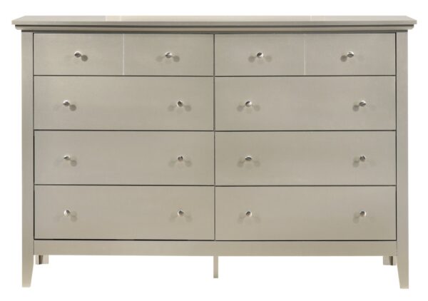 Elegant Casual Dresser - Silver Champagne