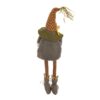 Sitting Gnome With Maple Leaf, For Holiday Harvest Festival Fall Festival & Thanksgiving Table Decorations (Set of 2) - Orange Multi - Image 6