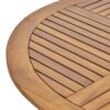 Hermosa - Outdoor Acacia Wood Table Circular Design - Teak - Image 11