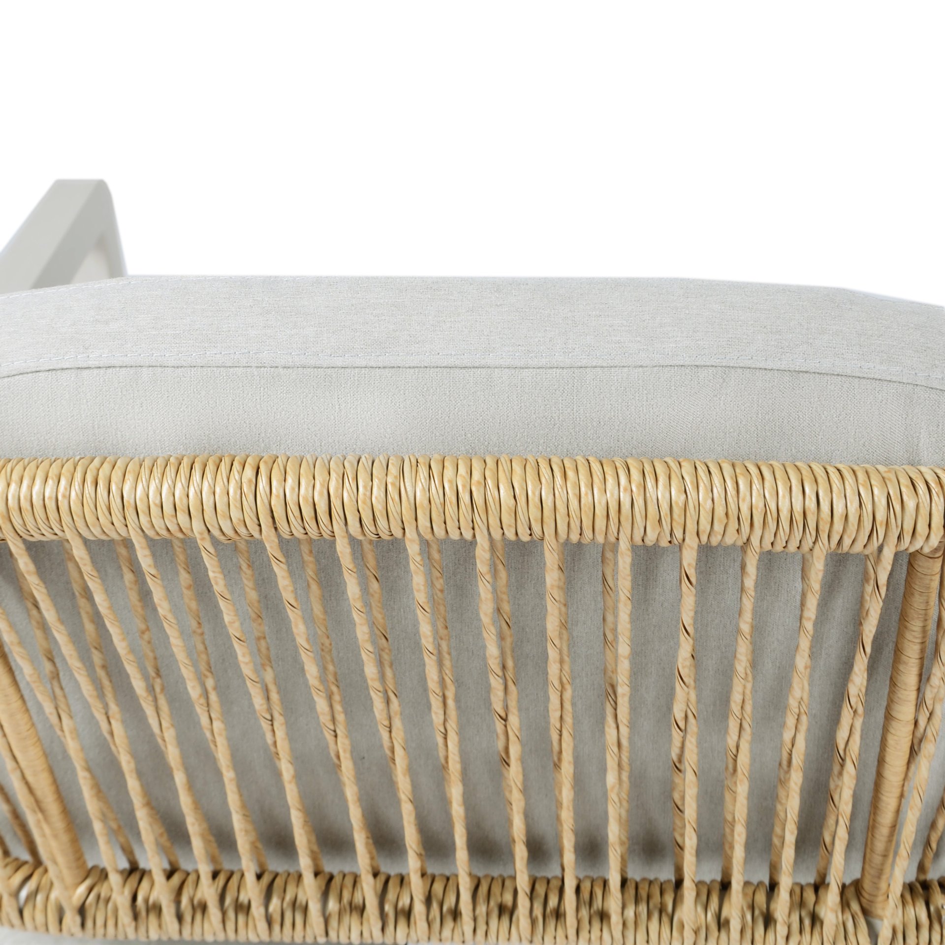 Outdoor Dining Set With Dining Chairs, Acacia Wood Expandable Table, Rattan, Iron Frame - Gray / Teak - Image 9