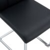 Modern Dining Chair Set With High BackUpholstery And Sturdy Legs For Dining Room - Black - Image 10
