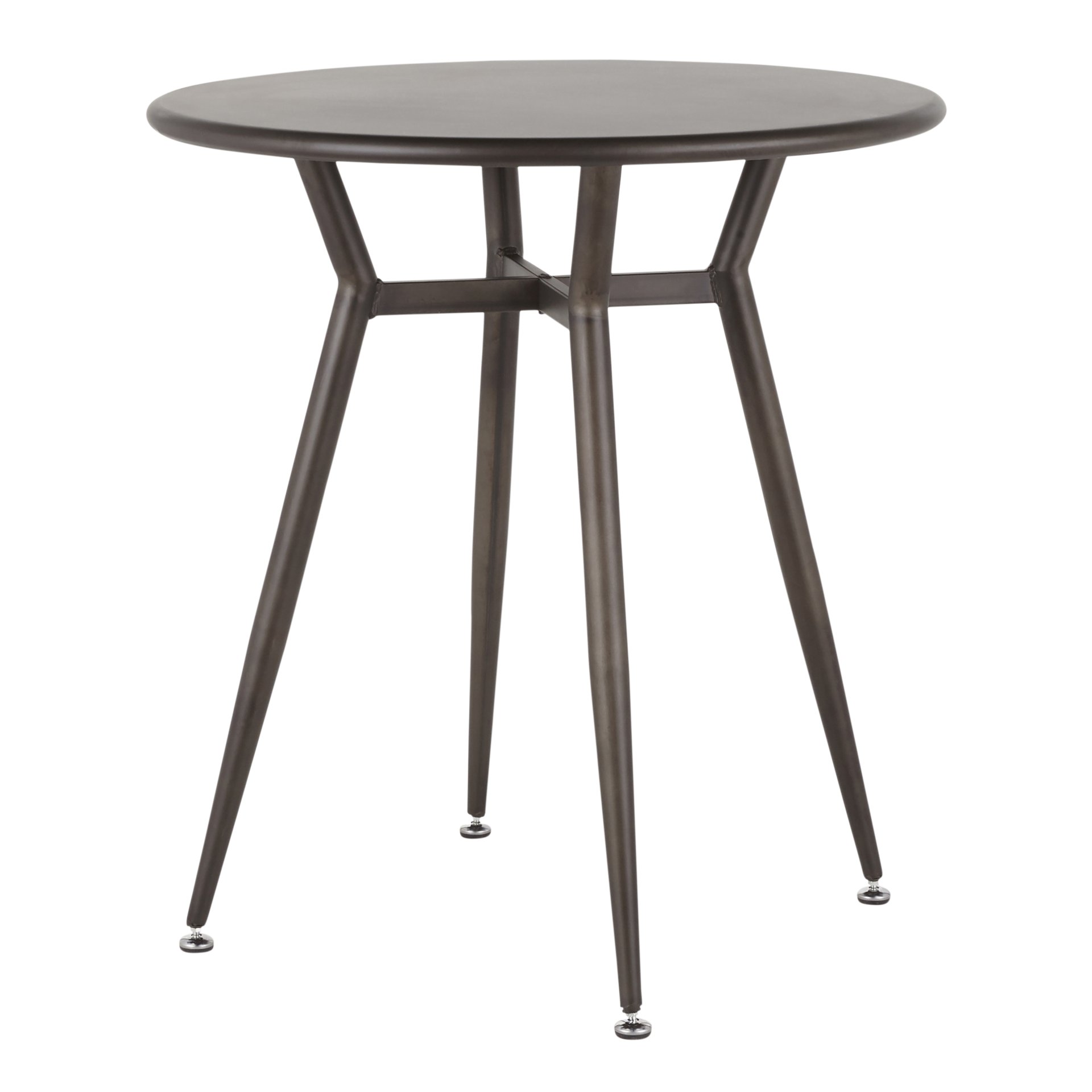 Clara - Industrial Round Dinette Table - Antique - Image 3