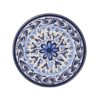 French Country Patio Side Table With Vibrant Tile Top - Blue / Black - Image 13