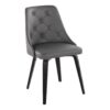 Marche - Contemporary / Dining Chair (Set of 2) - Black / Gray - Image 2